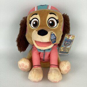 Paw Patrol The Movie Liberty Play & Say Hand 10" Puppet Talking Plush Animal Pup